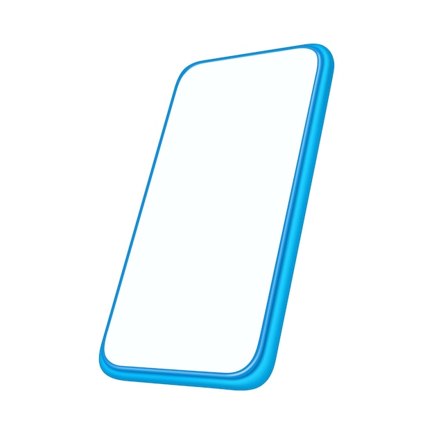 Telefon komórkowy z pustym ekranem