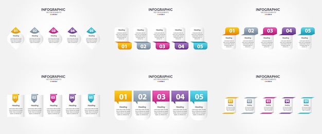 Ten Zestaw Infografiki Ilustracji Wektorowych Jest Idealny Do Reklamy W Ulotce Lub Czasopiśmie