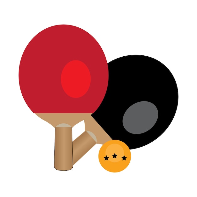 Tenis Stołowy Ikona Logo Wektor Szablon Projektu