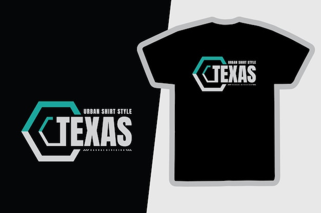 Texas Typografii Wektor T Shirt Projekt Gotowy Do Druku