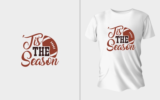 Plik wektorowy tis the season - koszulka piłkarska vector design