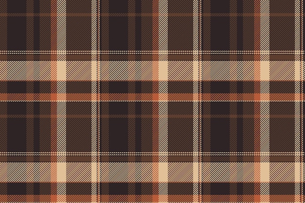 Tkanina tła wektorowy wzór mieszany bezszwowy plet ślubny tekstyl tartan tekstura sprawdzenie w kolorze pomarańczowym i ciemnym