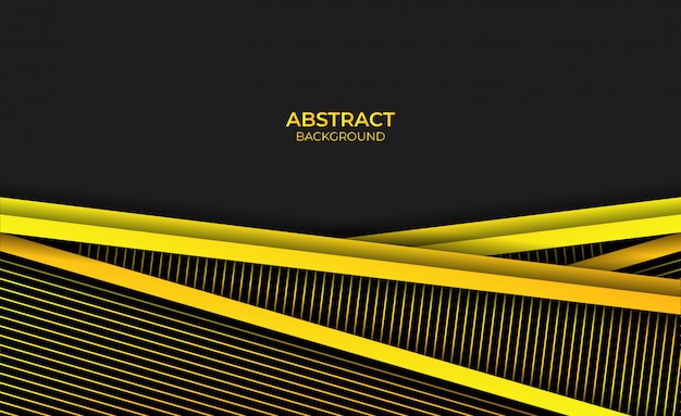 Plik wektorowy tło abstrakcjonistyczny nowożytny koloru żółtego i czerni projekt