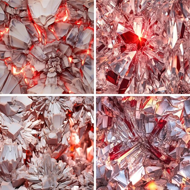 Plik wektorowy tło abstrakcyjna tekstura tło błyszczące fioletowe kryształ jasnoczerwony wzór jasny przezroczysty umiarkowany
