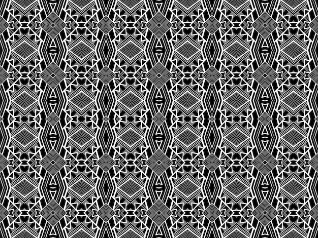 Tło abstrakcyjne czarno-białe etniczne wzór Aztec plemienny ornament tapety
