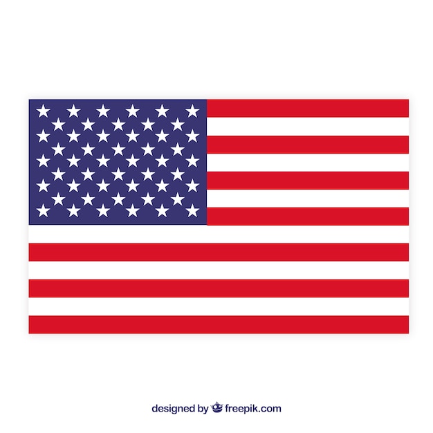 Plik wektorowy tło amerykańskiej flagi