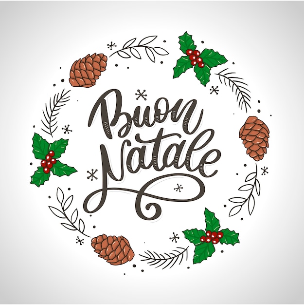 Tło Buon Natale