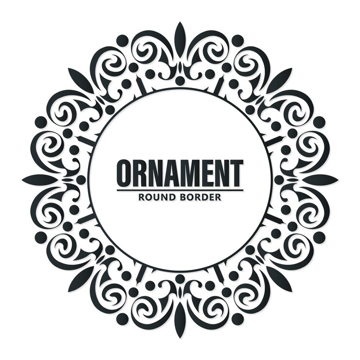 Tło dekoracyjne ornament ramki