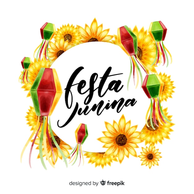 Plik wektorowy tło festa junina