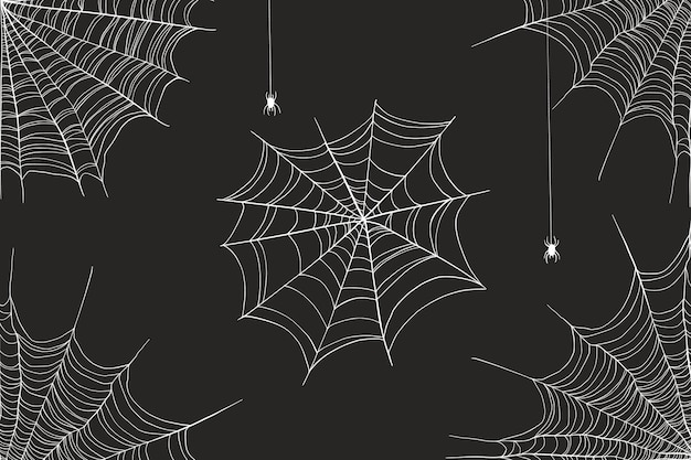 Tło Halloween pajęczyna