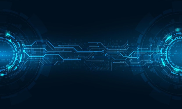 Tło hi-technologia i wektor abstrakcyjne połączenie grafiki sieci.