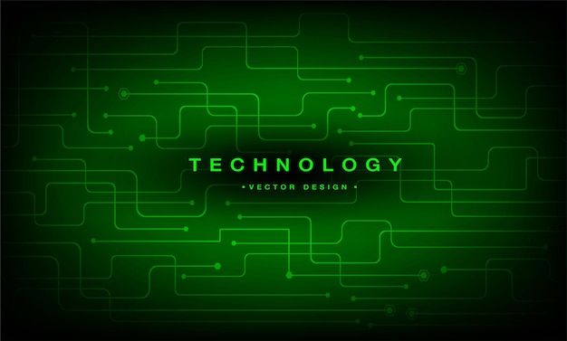 tło koncepcji technologii przyszłości obwodu cybernetycznego