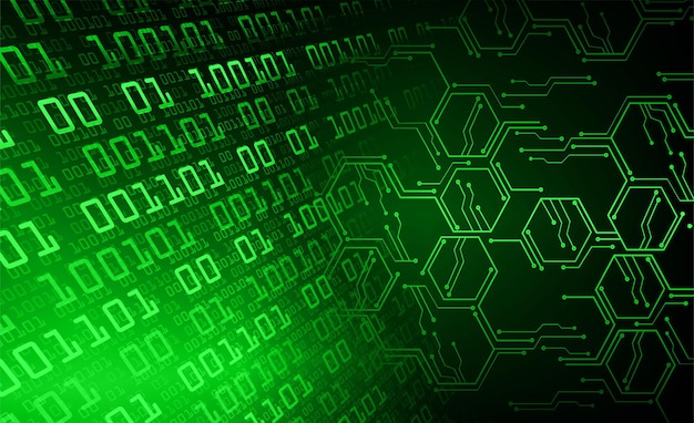tło koncepcji technologii przyszłości obwodu cybernetycznego