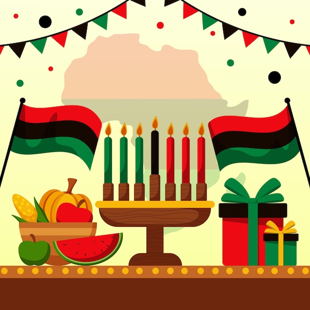 Tło Kwanzaa