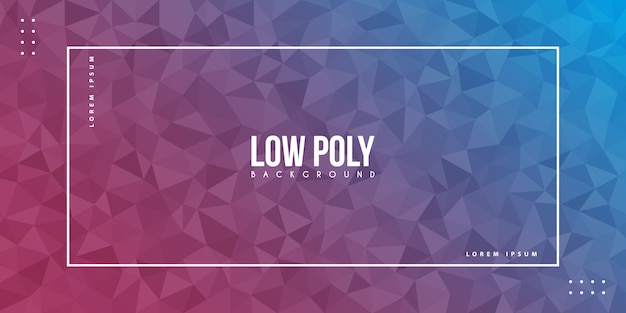 Tło Low Poly