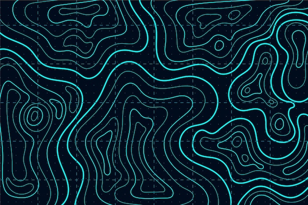 Tło mapy topograficznej