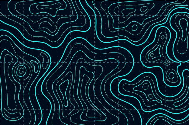 Plik wektorowy tło mapy topograficznej