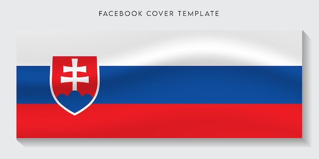 Tło okładki flagi słowacji na facebooku