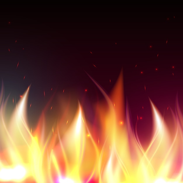 Plik wektorowy tło płomień ognia