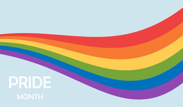 Plik wektorowy tło pride z lgbtq pride flag colors rainbow tapeta pride mounth