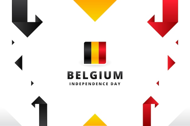 Tło Projektu Dzień Niepodległości Belgii Dla Międzynarodowej Chwili