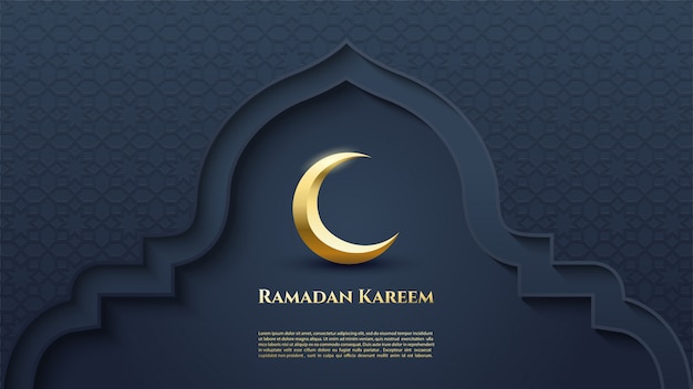 Tło Ramadan Kareem.