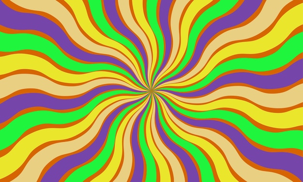 Tło Retro Hypnotic Free Vector
