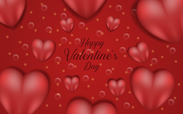 Tło Serce Miłość 3d Piękny Projekt Walentynki Uroczystość Przyjęcie Wakacje Romantyczny Prezent