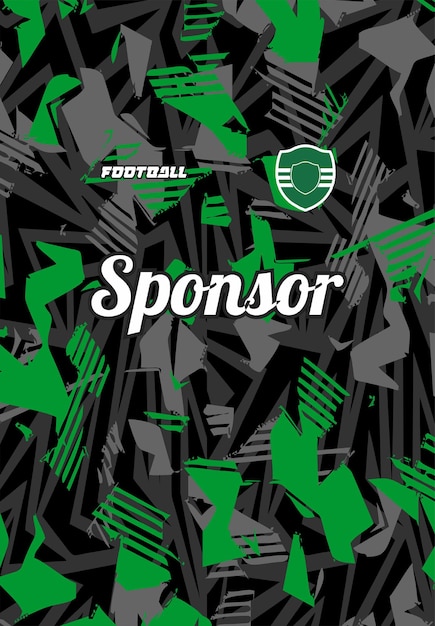 Tło sportowe dla koszulki Projekt koszulki piłkarskiej do sublimacji mundurów sportowych