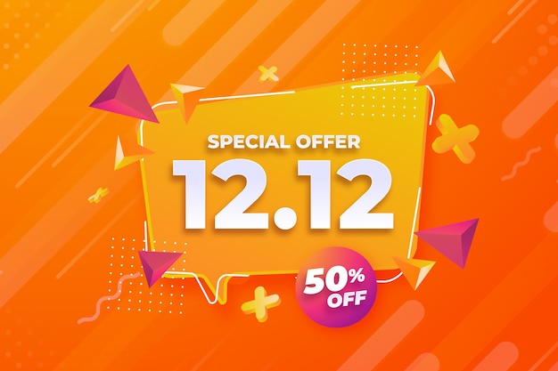 Tło sprzedaży gradientu 12.12