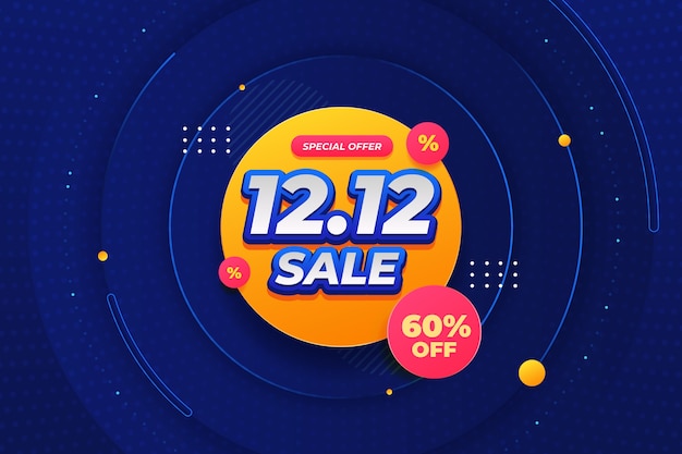 Tło sprzedaży gradientu 12.12