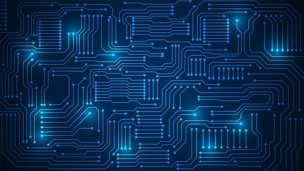 Tło technologiczne z hitech digital
