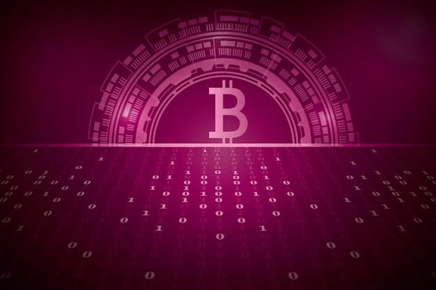 tło technologii bitcoin 13