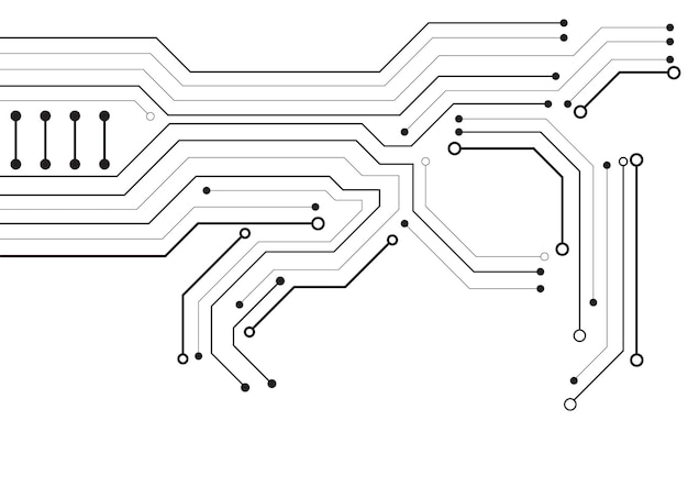 Tło Technologii Obwodów Z Zaawansowanym Systemem Cyfrowego Połączenia Danych I Projektowaniem Elektroniki Komputerowej