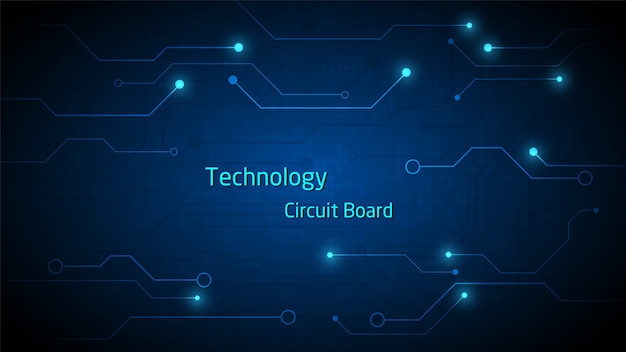 Tło Technologii Obwodu Z Zaawansowanym Technologicznie Systemem Cyfrowego Połączenia Danych I Komputerowym Projektem Elektronicznym