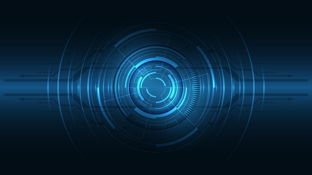 Tło technologii Zaawansowana technologia komunikacji koncepcja innowacji streszczenie tło wektor ilustracja