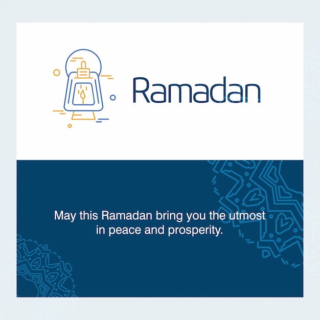 Tło Wektor Kartkę Z życzeniami Ramadan Kareem