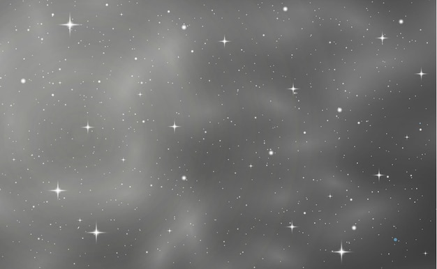 Tło z realistyczną mgławicą Stardust świecąca gwiazda Galaxy Universe rozgwieżdżone nocne niebo Vector