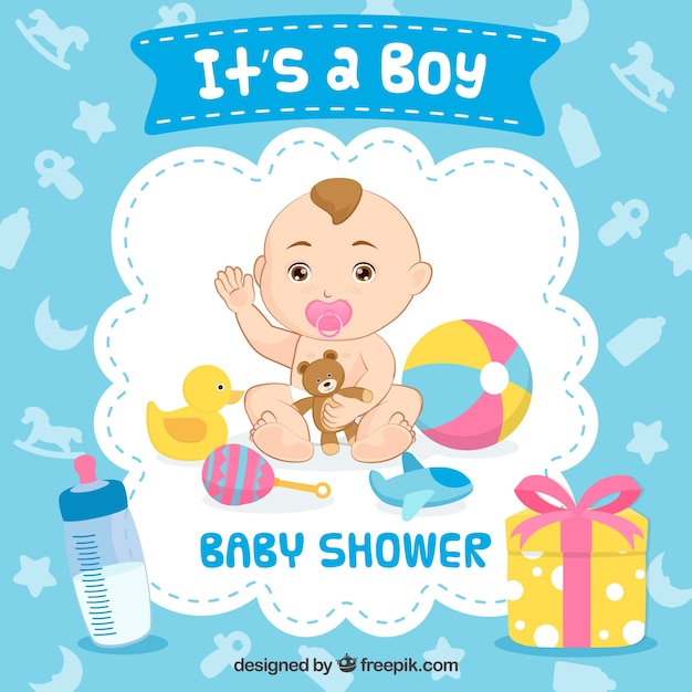To Jest Tło Baby Shower Baby