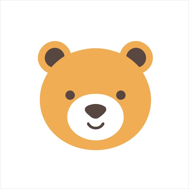 To urocze logo misia na ilustracji wektorowej dodaje uroku i życzliwości każdemu projektowi