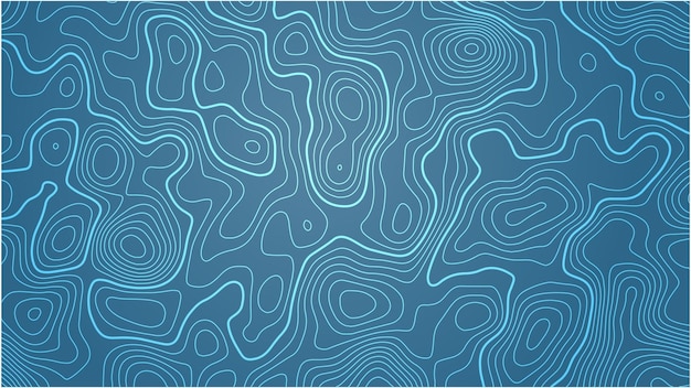 Topograficzne linie konturowe mapy wektory tła