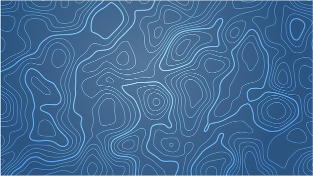 Topograficzne linie konturowe mapy wektory tła