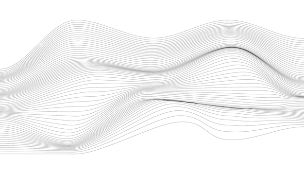 Topograficzne linie konturowe tworzące szczyt góry na ciemnym abstrakcyjnym tle