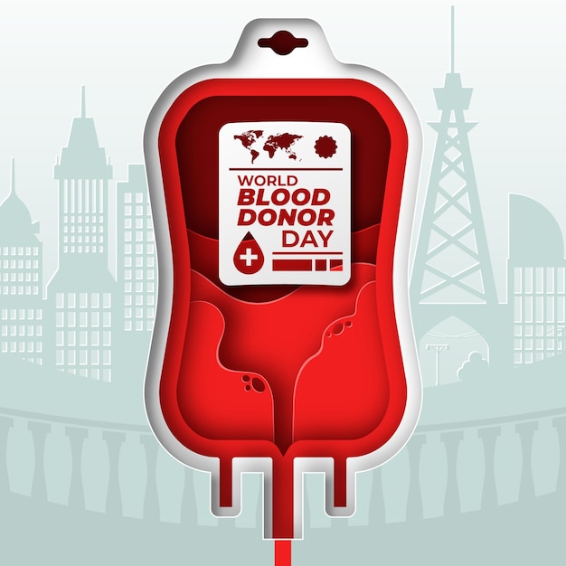 Torba Na Krew Z Okazji światowego Dnia Dawcy Krwi