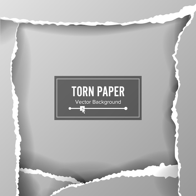 Torn Księga puste tło
