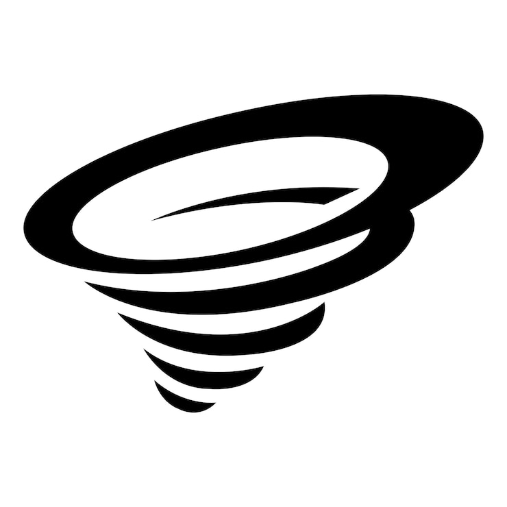 Wektor tornado ikona logo wektor szablon projektu