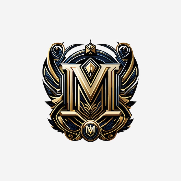 Tożsamość Marki Logo Korporacyjne Litera M Wektor I Płaska Konstrukcja M Szablon Logo
