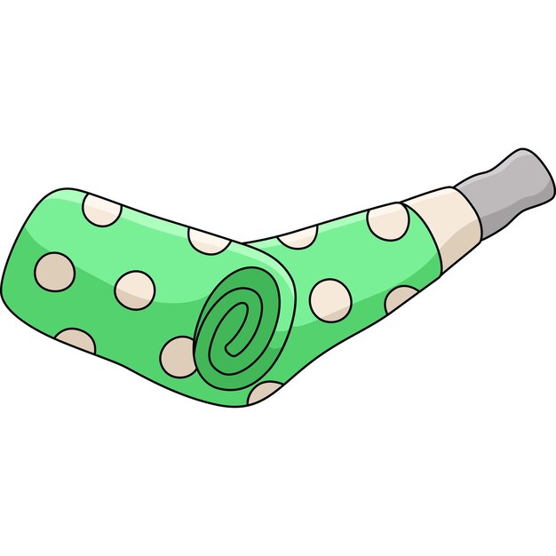 Trąbka kreskówka kolorowe ilustracje clipart