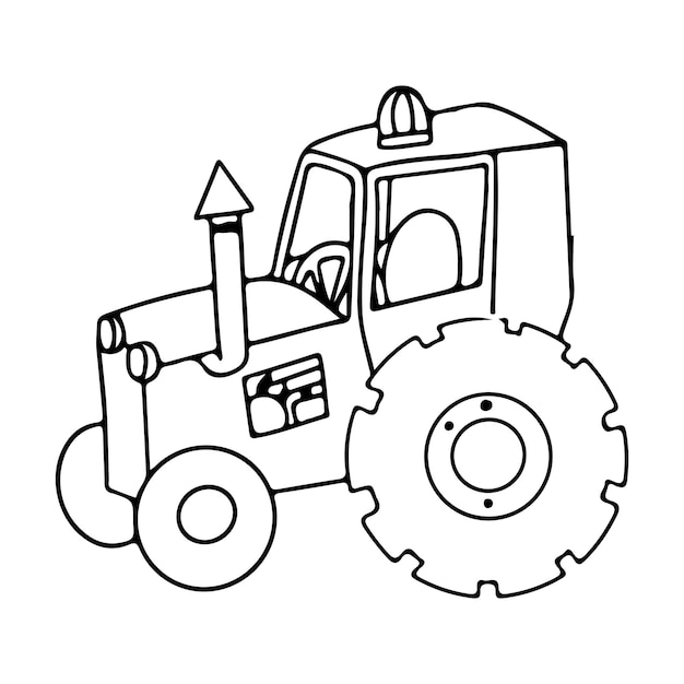 Plik wektorowy tractor farm transport rolniczy zestaw elementów dla gospodarstwa ilustracja wiatr na białym tle