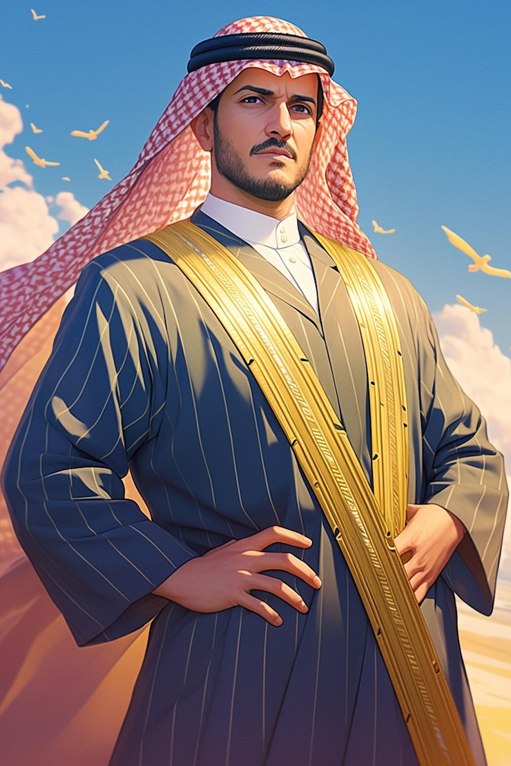 Wektor tradycyjna sztuka dubaju zjednoczone emiraty arabskie